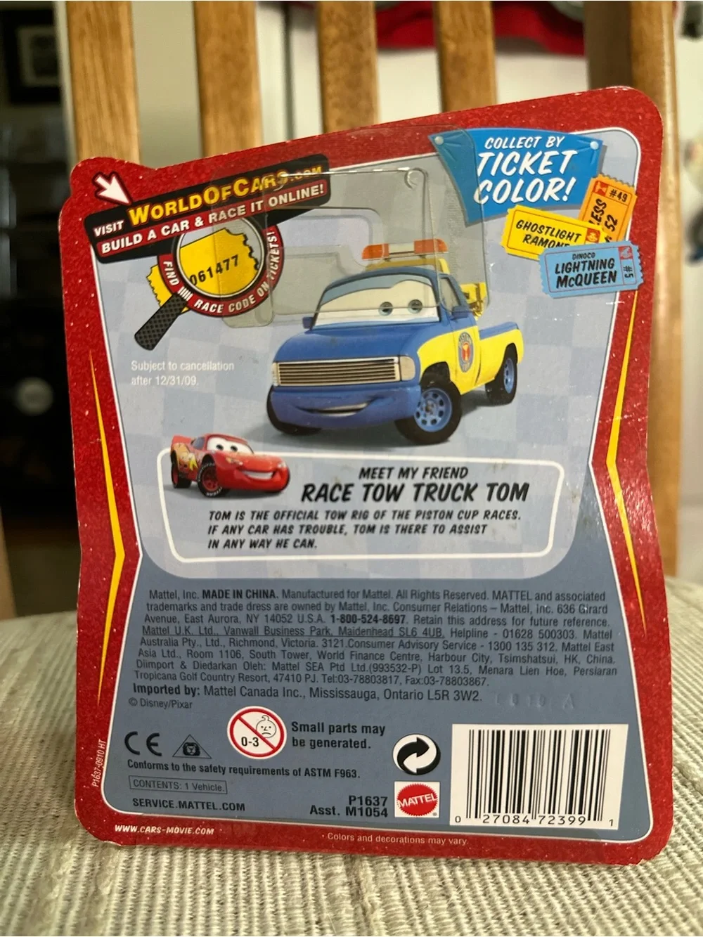 Chuck Manifold Race O’rama - Disney Pixar Cars